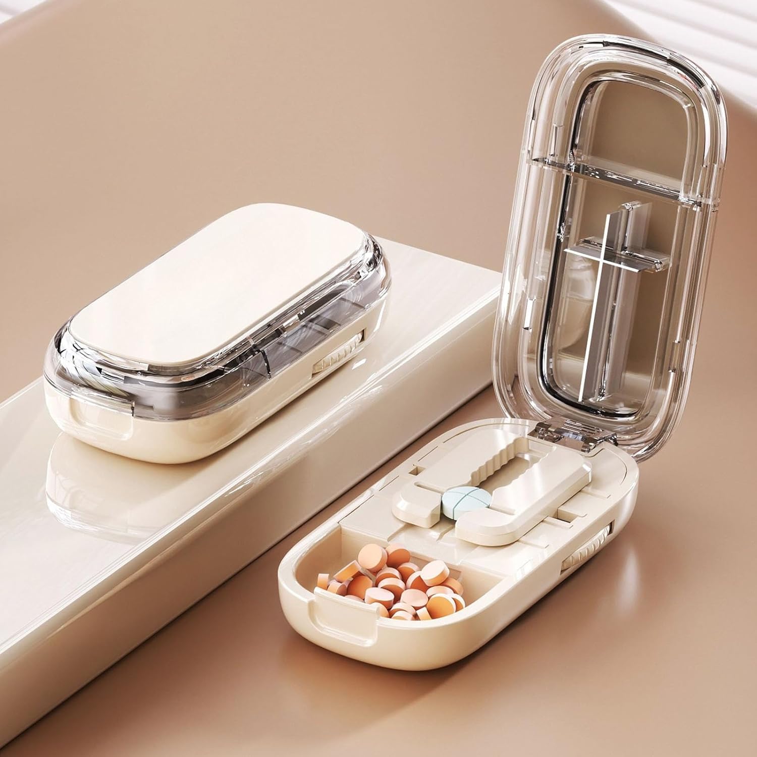 PillEase™ – Portable Pill Cutter with Adjustable Slots