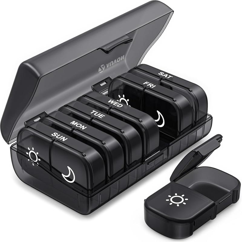 PillMate™ Weekly Organizer – Dual AM/PM Design & BPA-Free