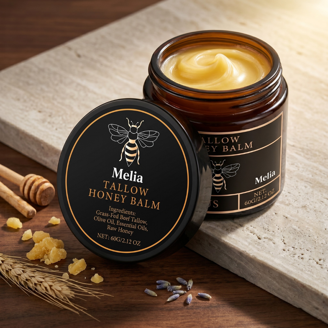 Beef Tallow Honey Balm