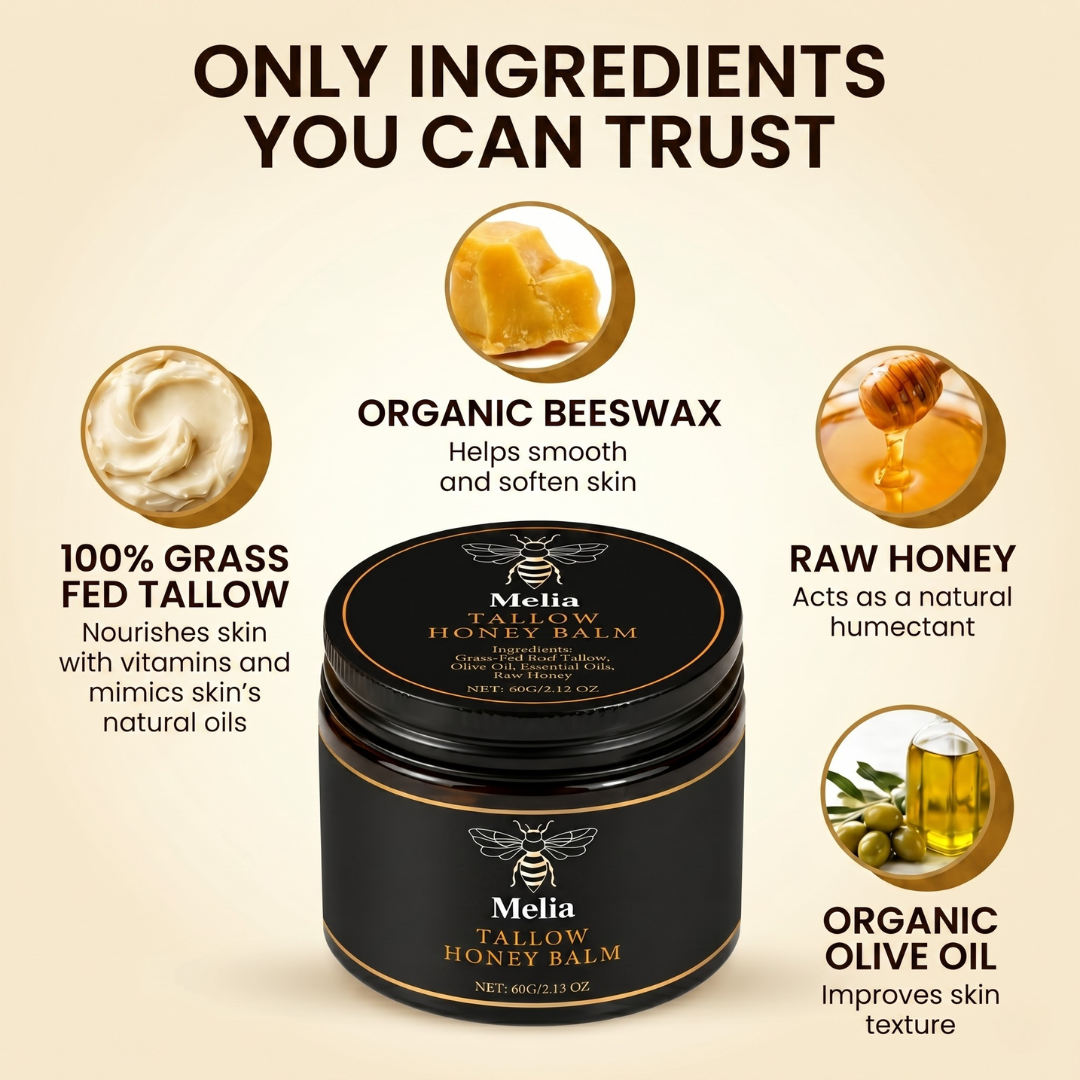 Beef Tallow Honey Balm