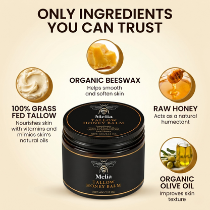 Beef Tallow Honey Balm