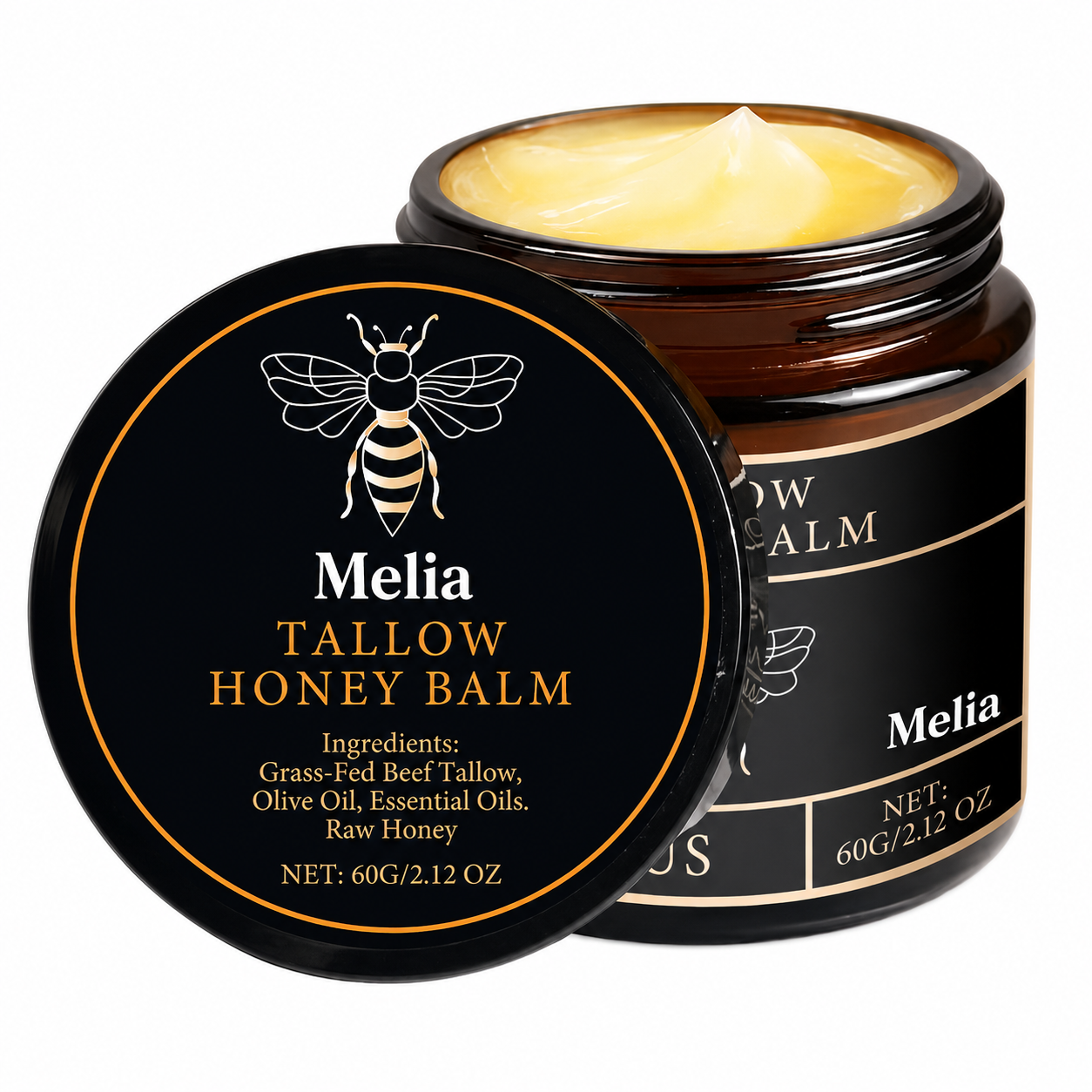 Beef Tallow Honey Balm