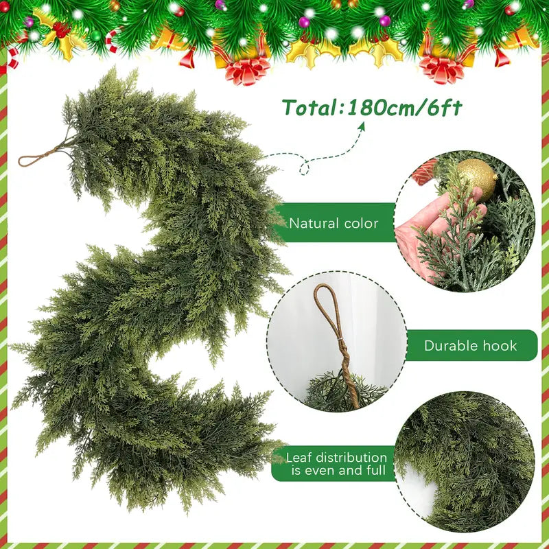 EverCedar™ Real-Touch Garland - Lifelike Greenery That Transforms Any Space
