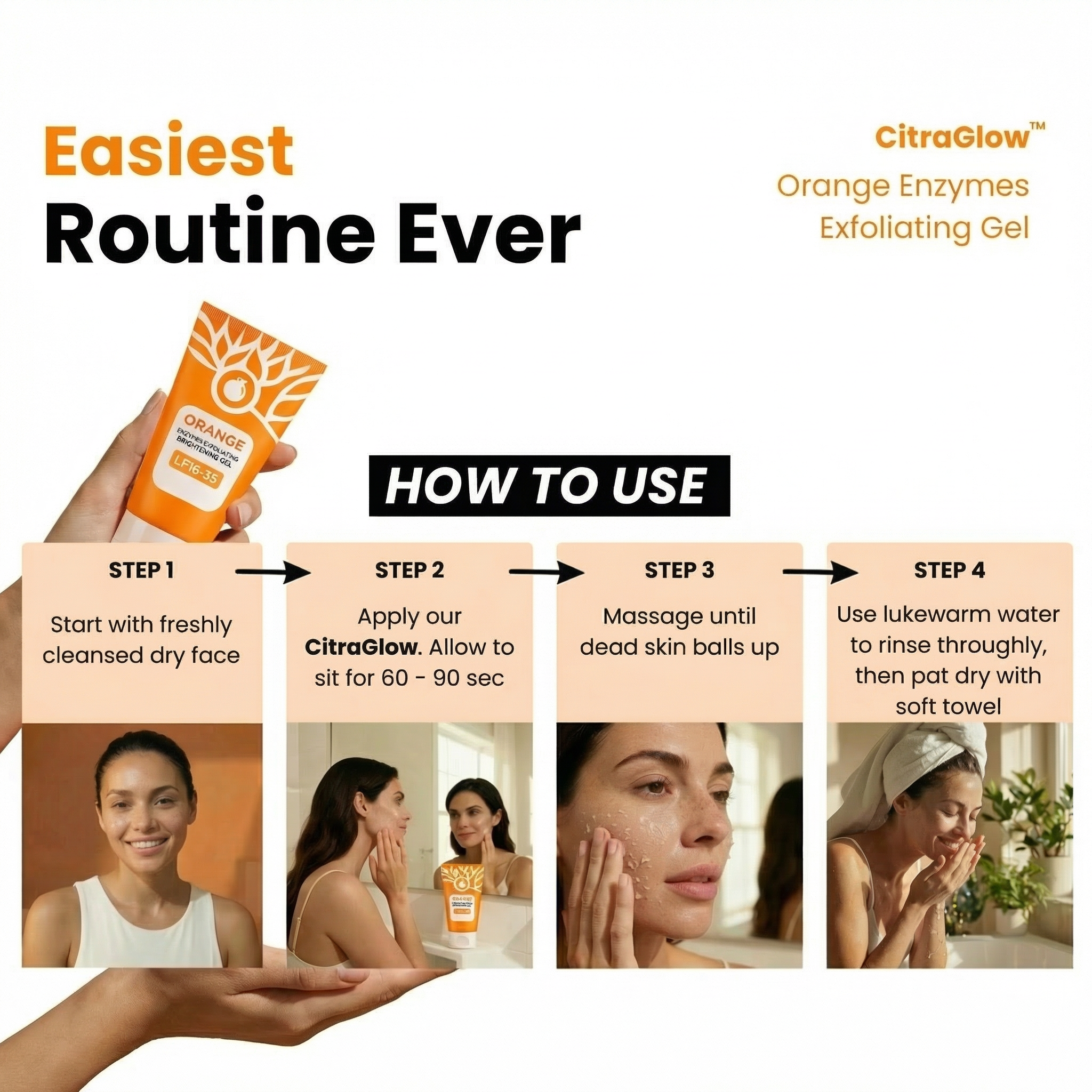 Orange Enzyme Revive Gel